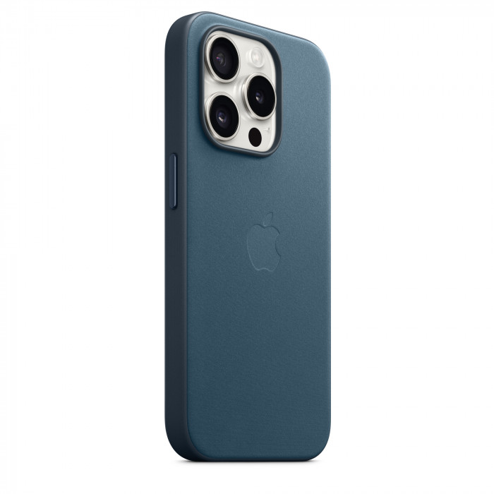 Чехол FineWoven Case MagSafe для iPhone 15 Pro Pacific Blue