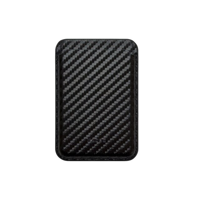 Кардхолдер K-DOO Leather Wallet MagSafe Carbon Черный