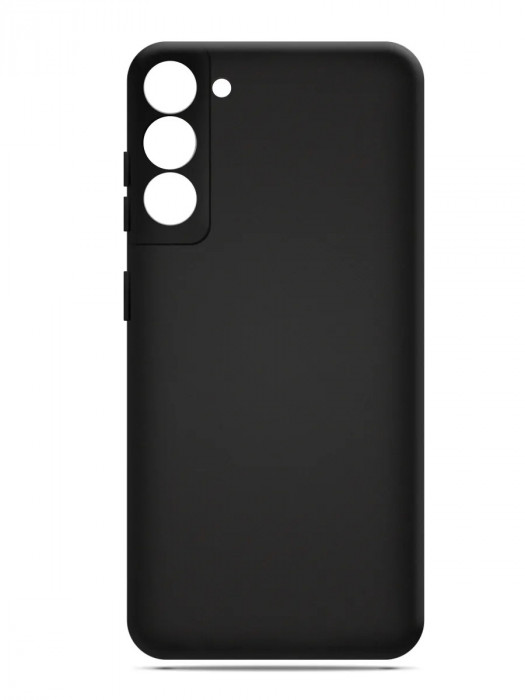 Чехол силиконовый черный для Samsung Galaxy S22