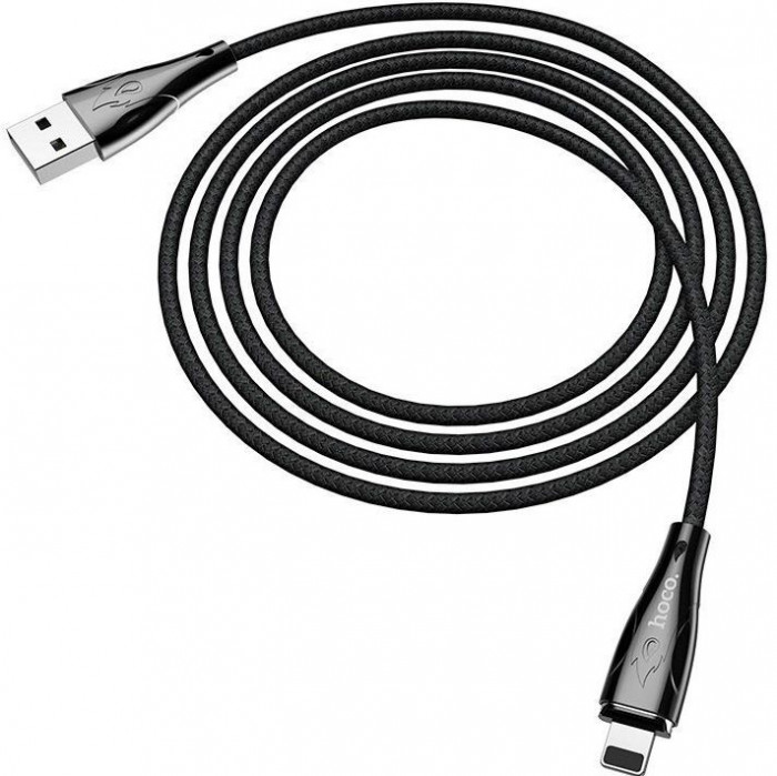 Магнитный кабель USB Lightning 1.2м Hoco U75 Blaze Черный
