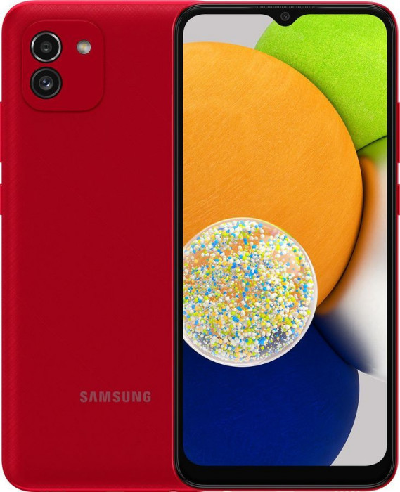 Смартфон Samsung Galaxy A03 4/64GB Красный (Red)