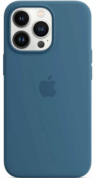 Чехол Silicone Case MagSafe для iPhone 13 Pro Max Голубой