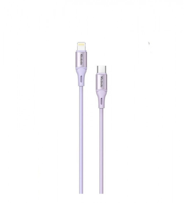 Кабель McDodo USB-C to Lightning PD 36W Color Series 1.2m CA-1863 Фиолетовый