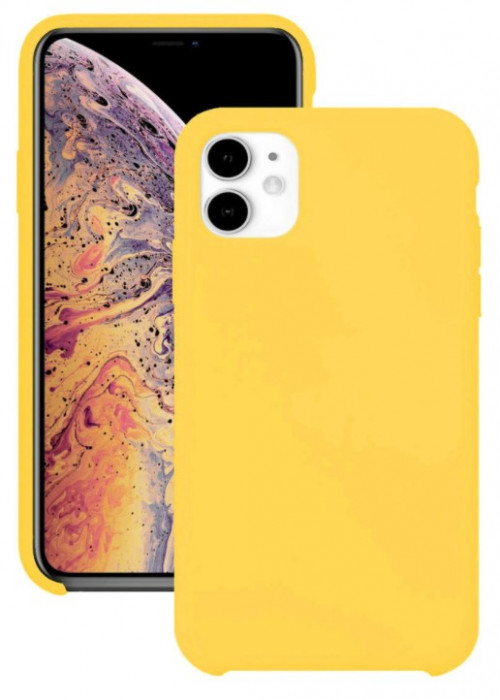 Чехол силиконовый для iPhone 11 Желтый