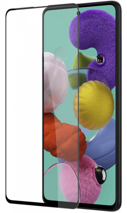 Защитное стекло 5D Monarch для Samsung Galaxy A12 Черный