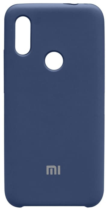 Чехол-накладка Silicone Cover для Xiaomi Redmi 7 Темно-синий