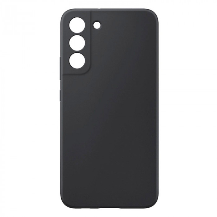 Чехол Silicone Cover для Samsung Galaxy S22+ Черный
