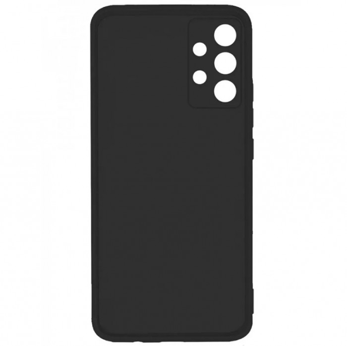 Чехол Silicone Cover для Samsung Galaxy A33 Черный