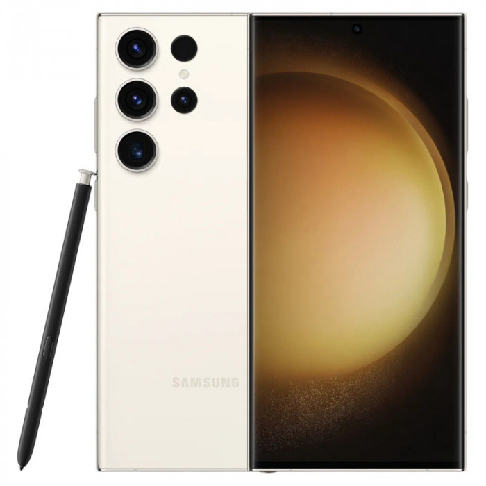 Смартфон Samsung Galaxy S23 Ultra 12/256GB Бежевый (Cream)