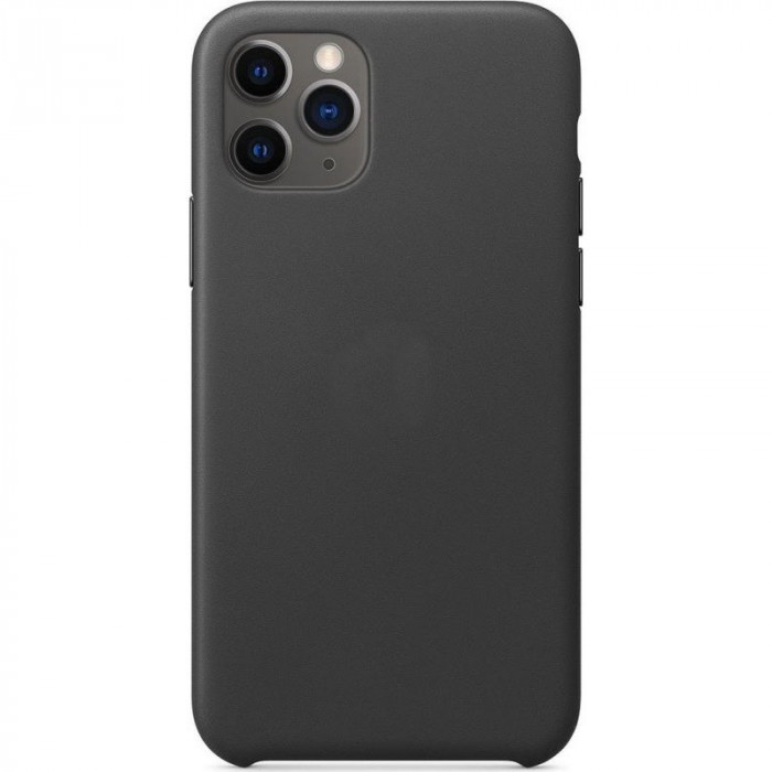 Чехол кожаный для iPhone 11 Pro Черный