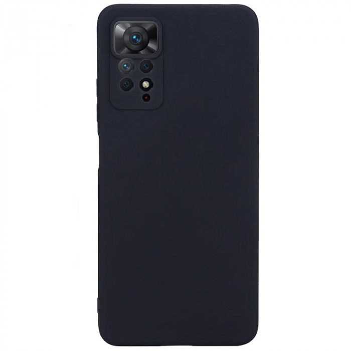 Чехол Silicone Cover для Redmi Note 11 Pro 4G Черный
