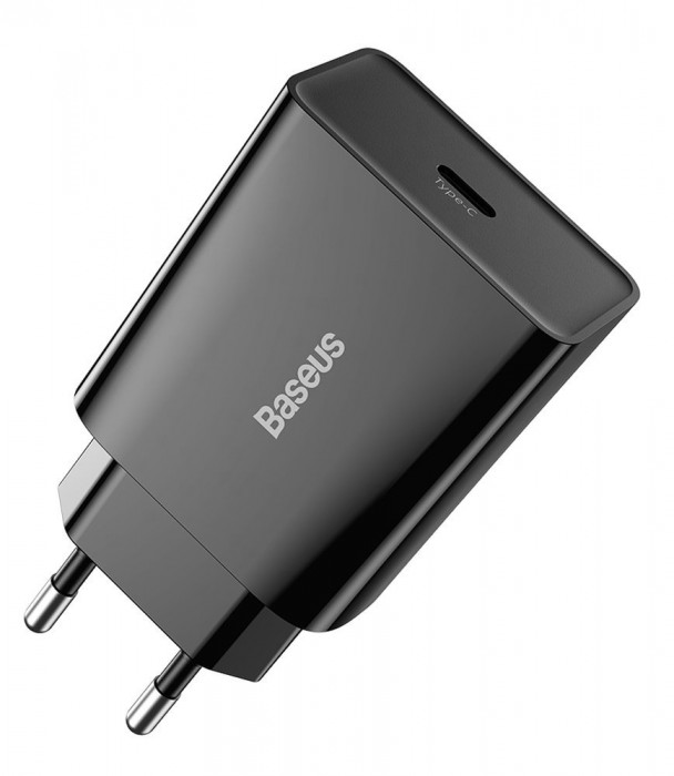Зарядное устройство Baseus Speed Mini Charger USB-C 20W Черный (CCFS-SN01)