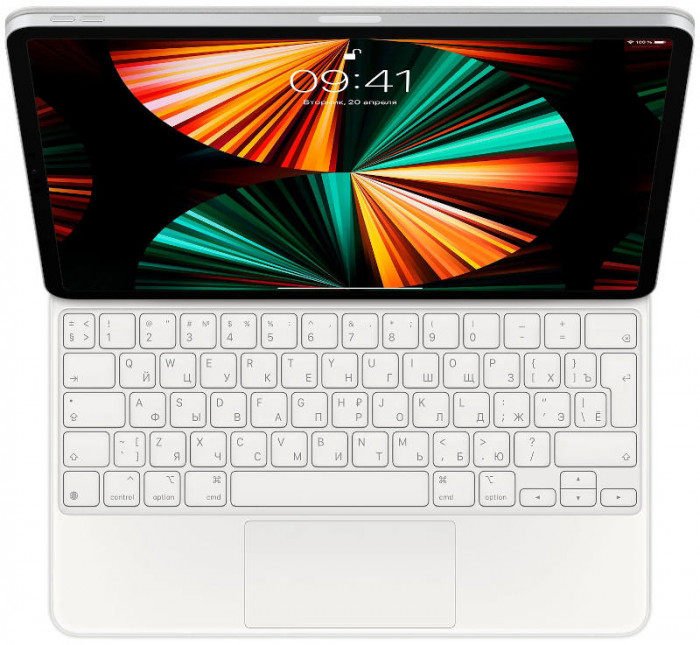 Клавиатура Apple Magic Keyboard для iPad Pro 12,9 (4-го, 5-го и 6-го поколения) Белый (MJQL3)