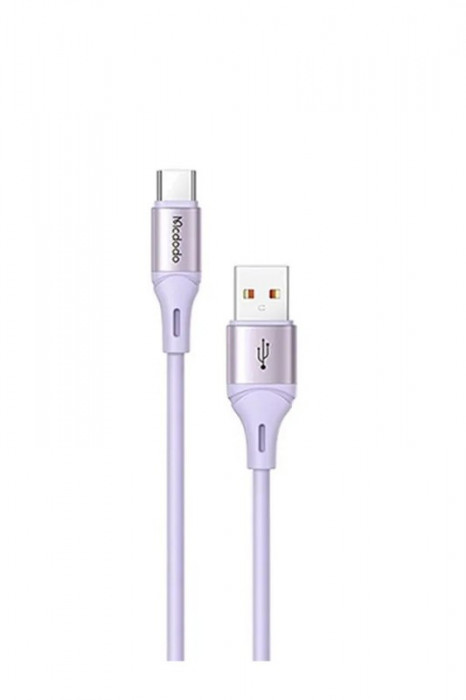 Кабель McDodo USB-A to Type-C Color Series 1.2m 5A QC 4.0 CA-1843 Фиолетовый