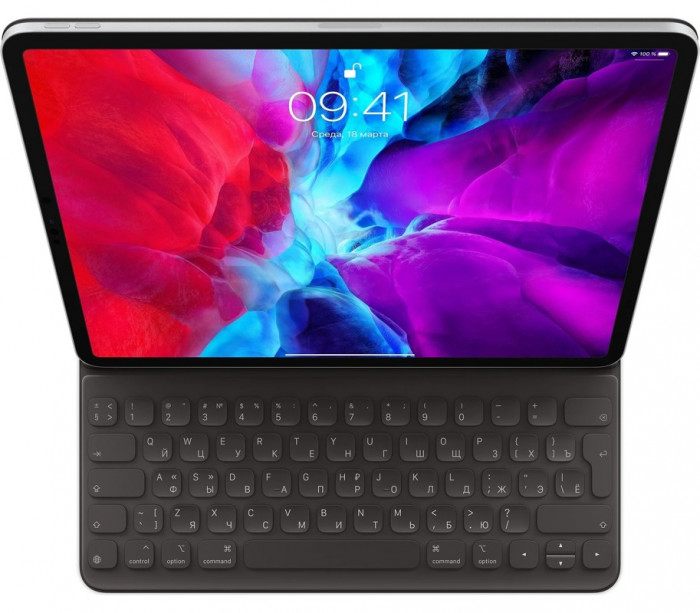 Клавиатура Apple Smart Folio Keyboard для iPad Pro 12,9 (4-го, 5-го и 6-го поколения) (MXNL2)