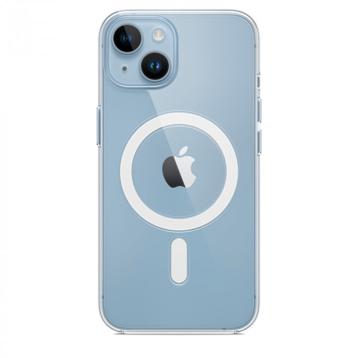Чехол Clear Case MagSafe для iPhone 14 Прозрачный