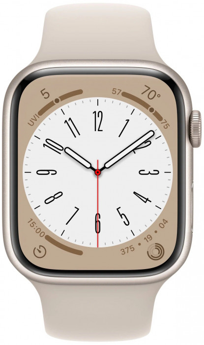 Умные часы Apple Watch Series 8 41mm GPS Starlight Aluminum Case with Sport Band Starlight
