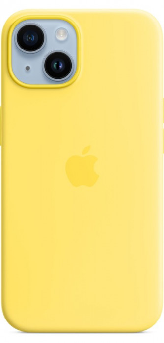 Чехол Silicone Case MagSafe для iPhone 14 Yellow