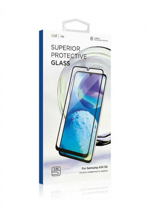 Стекло 2.5D защитное "vlp" для Samsung A34 5G