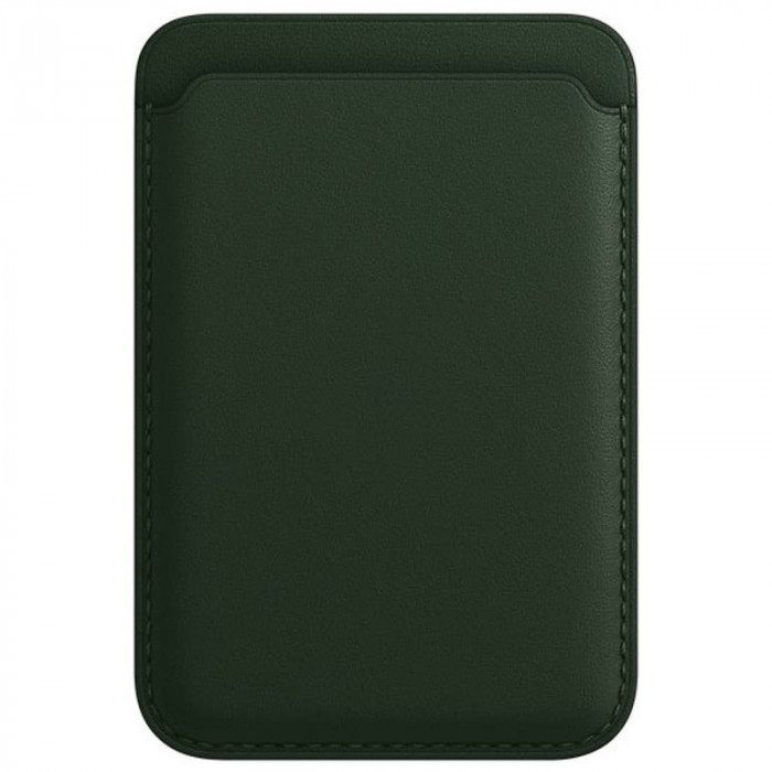 Чехол Leather Wallet MagSafe для iPhone Green
