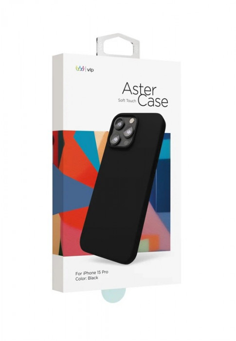 Чехол защитный "vlp" Aster Case для iPhone 15 Pro черный