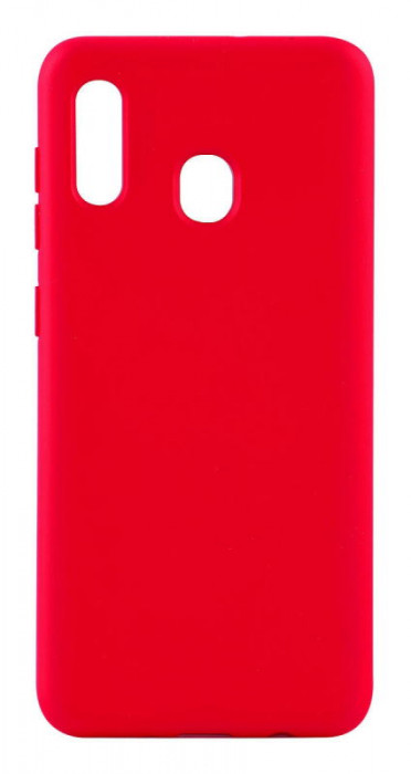 Чехол Silicone Cover для Samsung Galaxy A20/A30 Красный