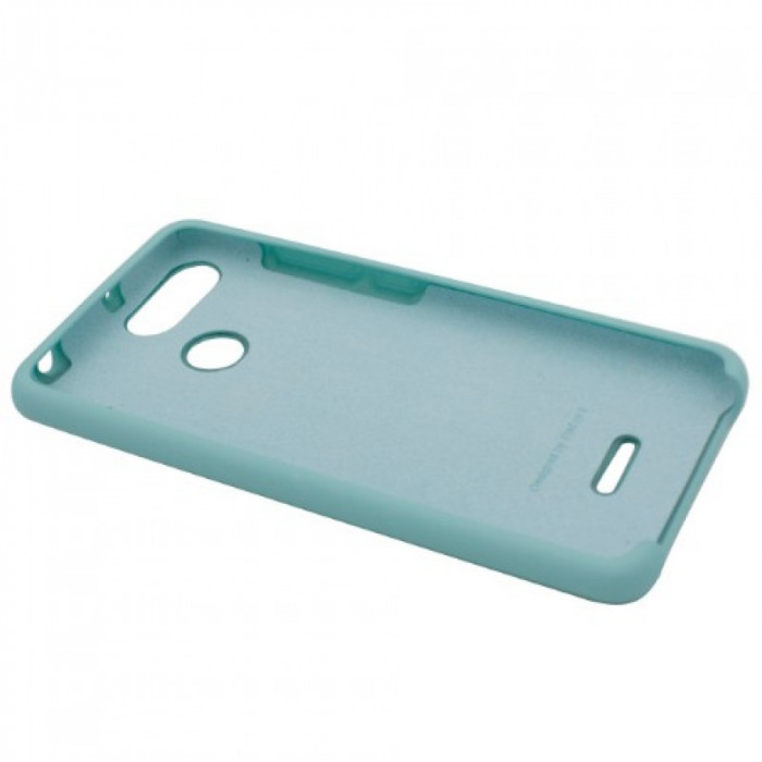 Чехол-накладка Silicone Cover для Xiaomi Redmi 6 Сине-зеленый