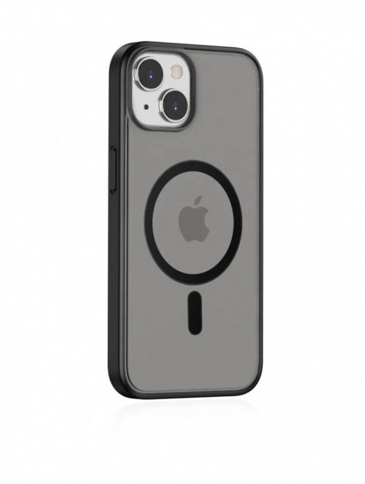 Чехол-накладка Gurdini Shockproof Case with Magsafe для iPhone 14/13 Черный (Black)