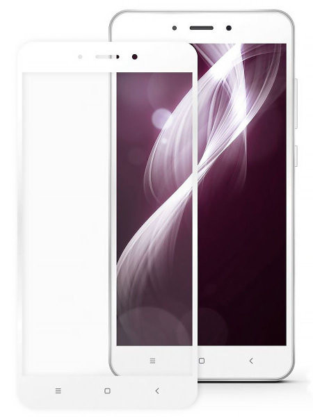 Защитное стекло для Xiaomi Redmi Note 4X Белый