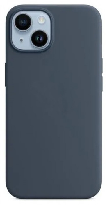 Чехол Silicone Case для iPhone 14 Темно-синий (Storm blue)