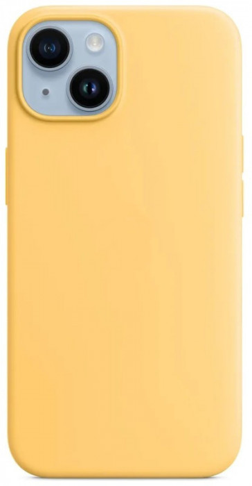 Чехол Silicone Case для iPhone 14 Желтый (Sunglow)