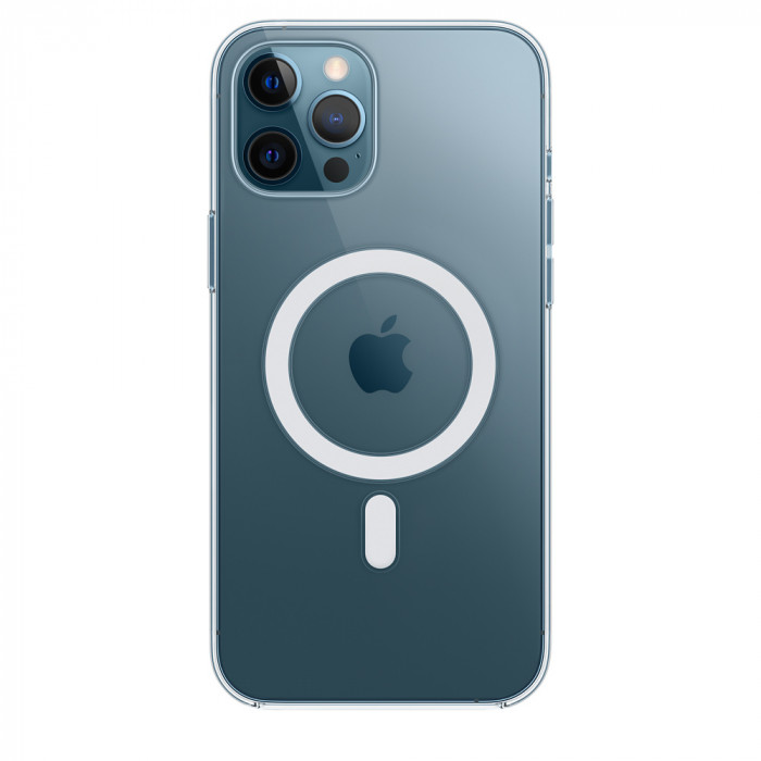Чехол-накладка силиконовая прозрачная Magnetic для iPhone 12 Pro Max