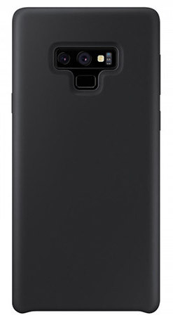 Чехол-накладка Silicone Cover для Samsung Galaxy Note 9 Черный