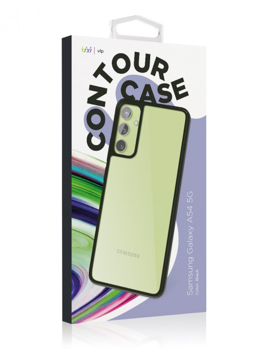 Чехол защитный VLP Contour Case для Samsung Galaxy A54 черный
