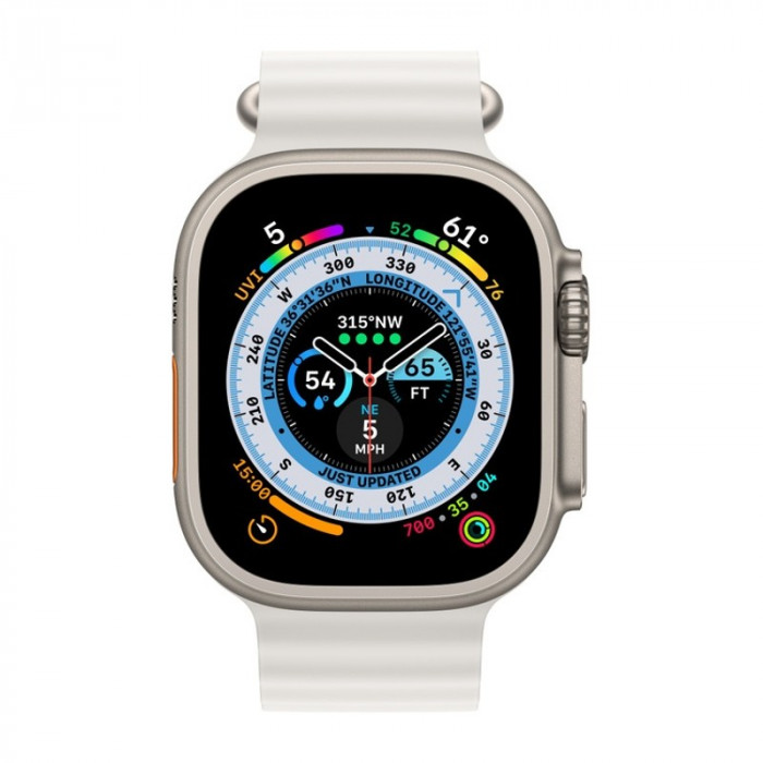 Умные часы Apple Watch Ultra 49mm GPS + Cellular Titanium Case with Starlight Ocean Band