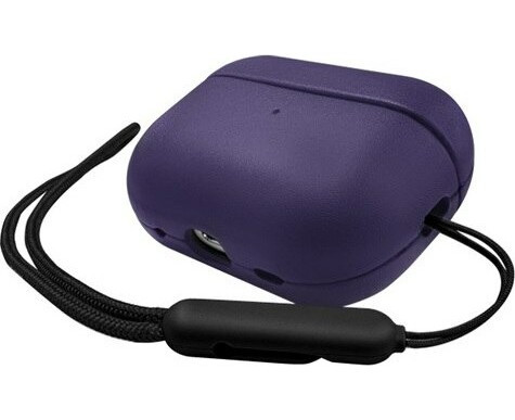 Чехол кожаный на AirPods Pro 2 K-DOO Фиолетовый