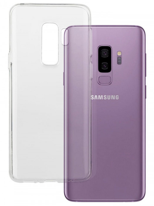 Силиконовая накладка для Samsung Galaxy S9 Прозрачная