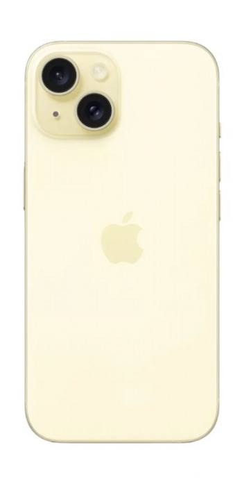 Смартфон Apple iPhone 15 128GB Желтый (Yellow) DualSim