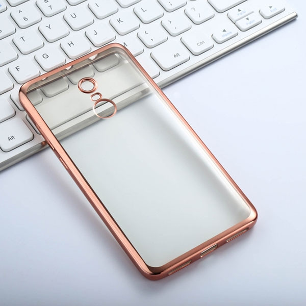 Чехол-накладка силиконовая для Xiaomi Redmi 4X с Розовой рамкой