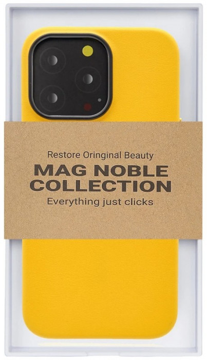 Чехол K-DOO NOBLE MagSafe для iPhone 14 Pro Желтый