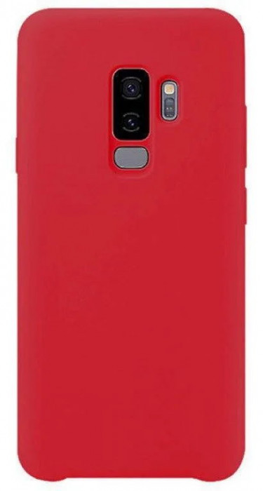 Чехол-накладка Silicone Cover для Samsung Galaxy S9+ Красный