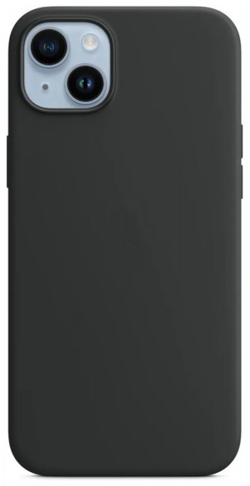 Чехол Silicone Case with Magsafe для iPhone 14 Серый (Midnight)