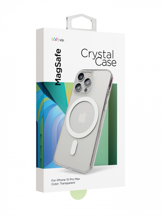 Чехол защитный "vlp" Crystal case с MagSafe для iPhone 14 Pro Max прозрачный