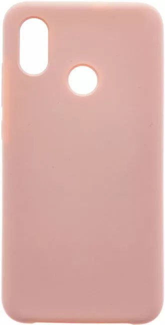 Чехол-накладка силиконовая Silicone Cover для Xiaomi Redmi Note 6 Pro Бежевая