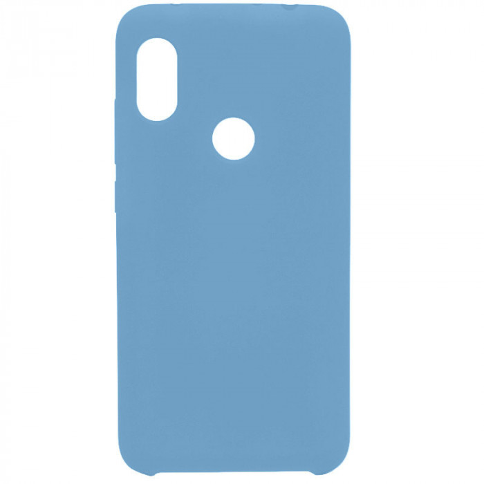 Чехол-накладка силиконовая Silicone Cover для Xiaomi Redmi Note 6 Pro Голубая