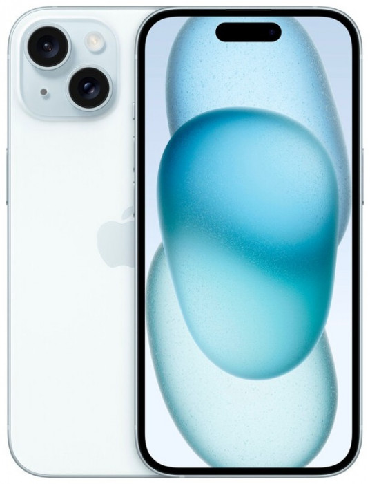 Смартфон Apple iPhone 15 256GB Голубой (Blue)  eSim