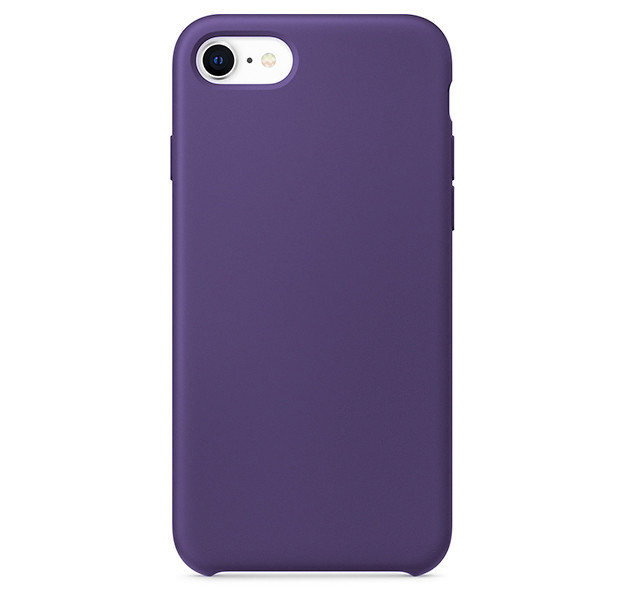 Чехол Silicone Case для iPhone SE Apple Фиолетовый