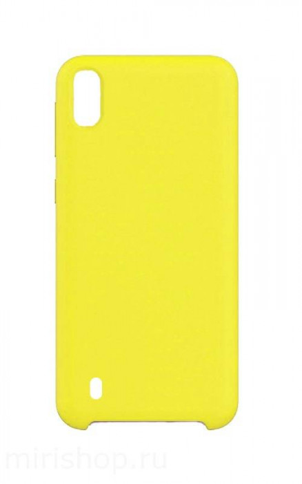 Чехол Silicone Cover для Samsung Galaxy A10 Желтый