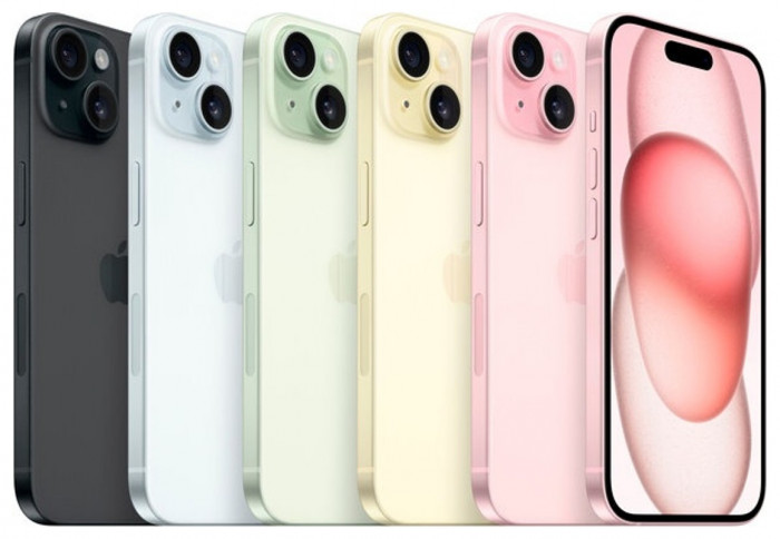 Смартфон Apple iPhone 15 256GB Розовый  (Pink)  eSim
