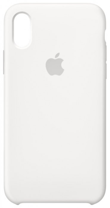 Чехол силиконовый для iPhone X Белый